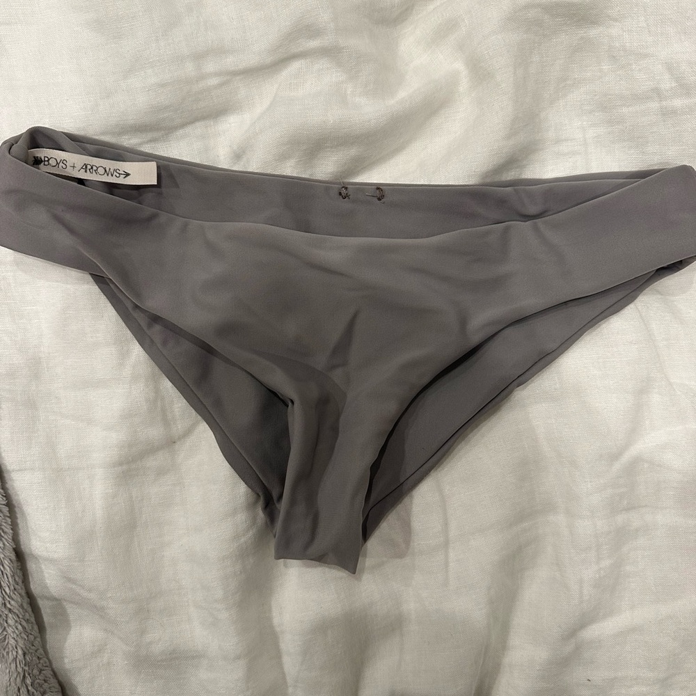Boys + Arrows Gray Bikini Bottom
